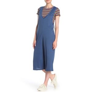 Cotton Emporium Double V Sleeveless Jumpsuit